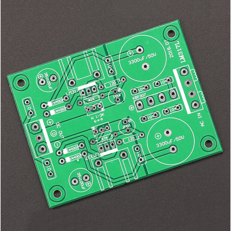 LM317 LM337 1.5V~35V Adjustable Dual Voltage Regulator Power Supply Bare PCB Board