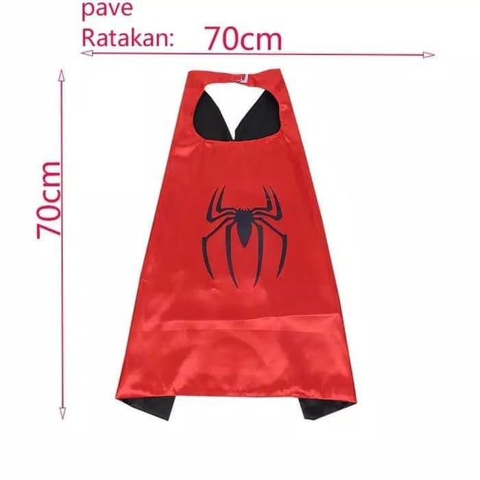 ASLI baju Jubah topeng superhero anak kostum batman superman spiderman READY STOCK