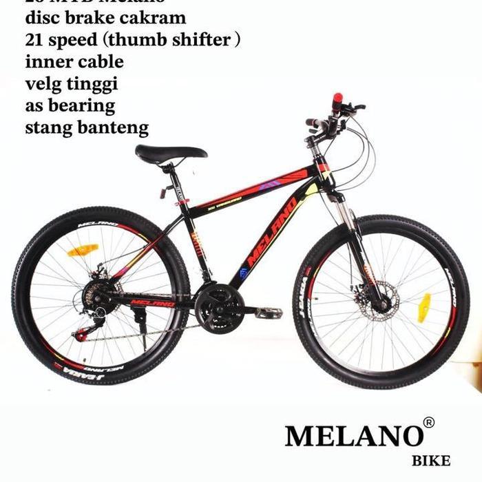 Sepeda MTB Gunung interbike melano uk 26 21speed Desain Modern Kualitas Terbaik untuk Petualangan Ou