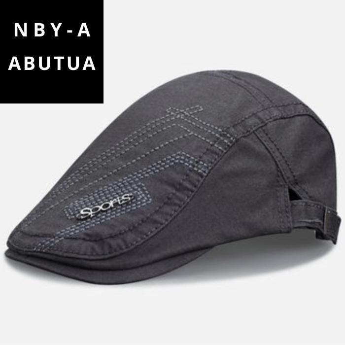 Patino Hat Topi Flat Cap Pet Topi Pelukis Sutradara Newsboy #Promo