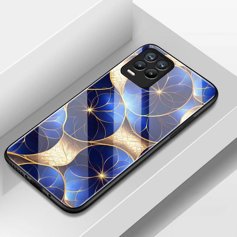 Casing Hp Untuk Realme 8 5G 8s 5G 8 Pro Case Casing HP Softcase Kaca Cangkang Keras Silikon Tepi Lem