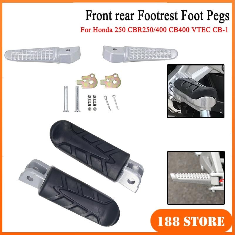 Motorcycle Front Rear Footrests Foot pegs For Honda CB400 Superfour CB250 CB900 Hornet 250 900 CB130