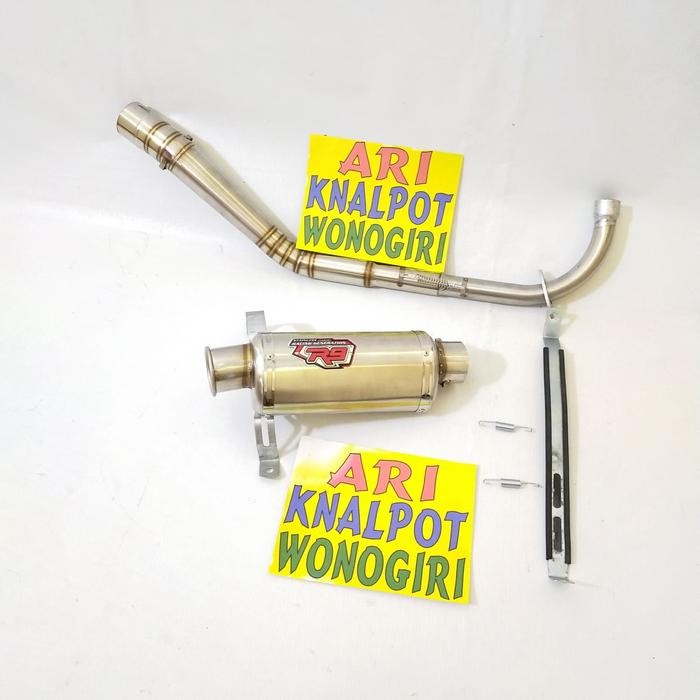 Knalpot R9 Oval Kolong Gtx Jupiter Vega Karisma Blade Revo Shogun