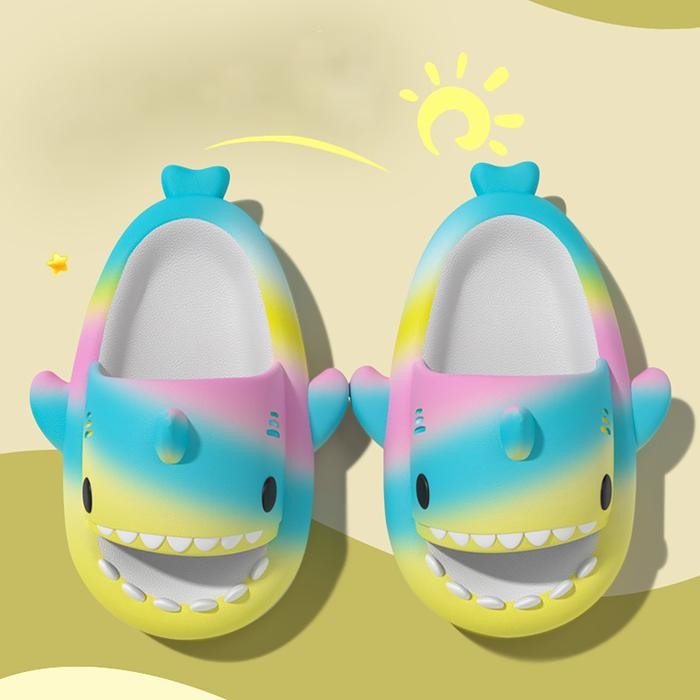 Starlight Sandal Hiu Kids Dewasa Sandal Baby Shark Gradiasi Rainbow Baby Shark Anak Dan Dewasa