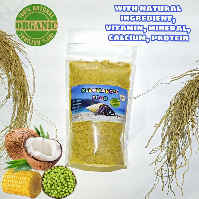 SALE 200 GR KELOMANG'S FOOD makanan kelomang darat keong kumang umang umang