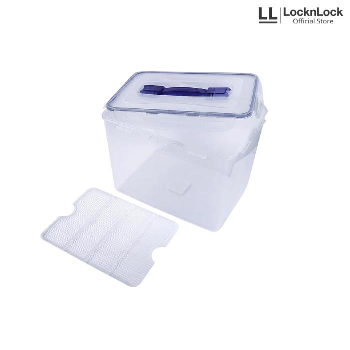 Locknlock Kotak Makan Rectangular Tall 12L With Handle - Hpl889 #Gratisongkir #Sale #Discount