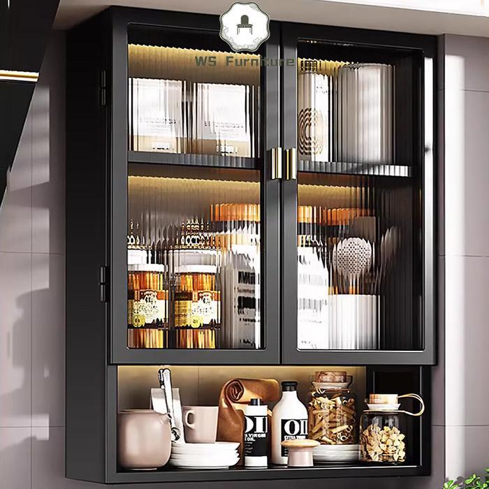 Lemari Dapur Gantung Lemari Dinding Dapur Rak Gantung Dapur Kabinet Dapur Atas Rak Bumbu Dapur