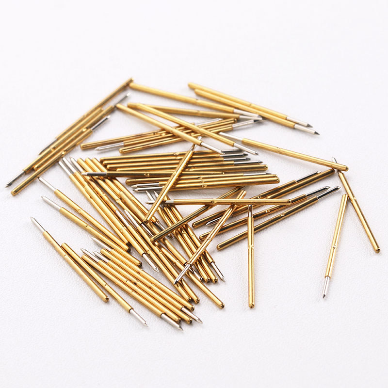 Hot Selling P50 Series Nickel Plated Test Probe Electronic Spring Detection Needle 100 Pcs/Bag Brass