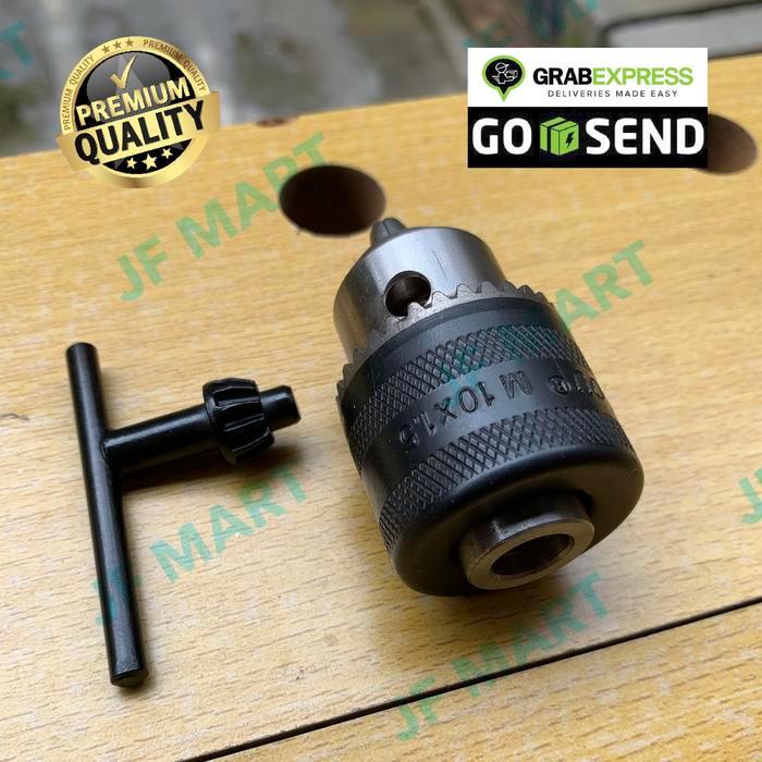 Kepala Bor 10Mm Chuck Untuk Drat Gerinda & Kunci