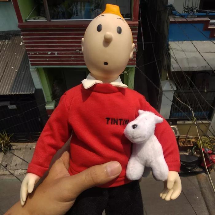 ACTION FIGURE BONEKA TIN TIN VINTAGE RARE COLECTOR ITEM