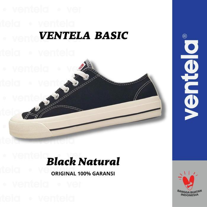 Ventela Basic Low Black Natural - Original