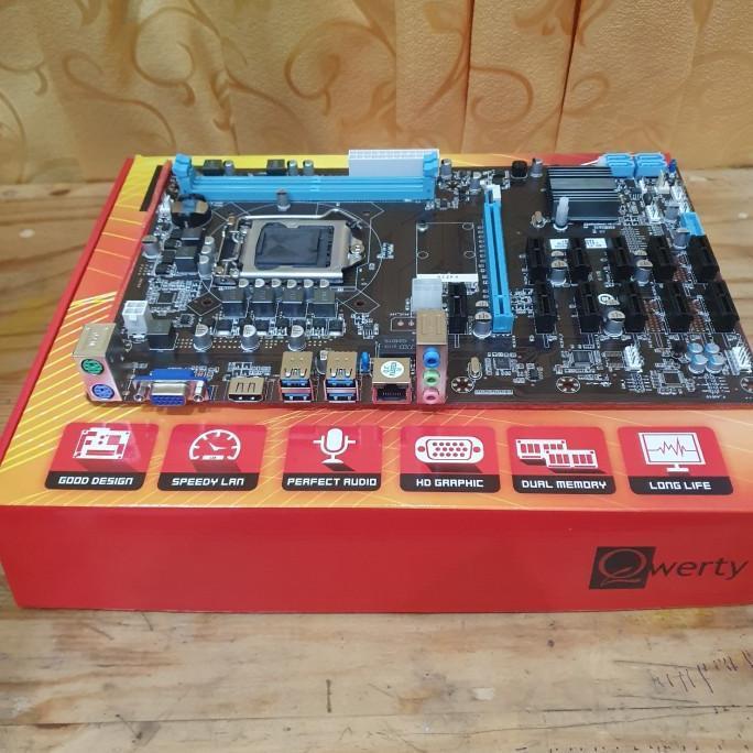 MOTHERBOARD / MOBO MINING BTC 250 12 PCIE VGA SOCKET 1151 GOOD QUALITY