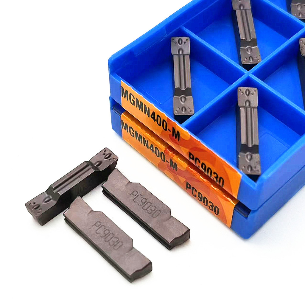 10Pcs  MGMN400 M PC9030 NC3020 NC3030 Turning Carbide Inserts CNC
