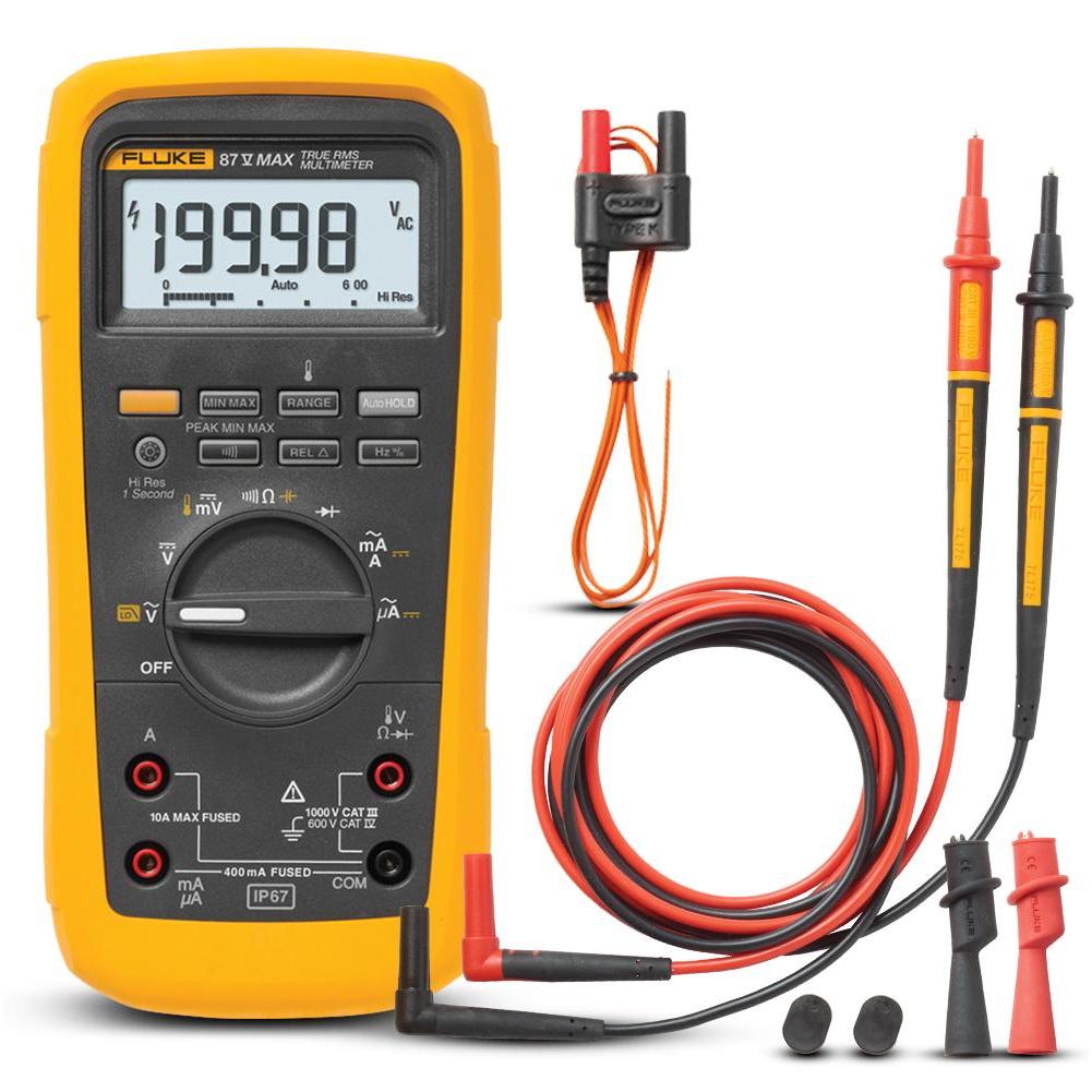 FLUKE 87V MAX, TRUE-RMS DIGITAL MULTIMETER
