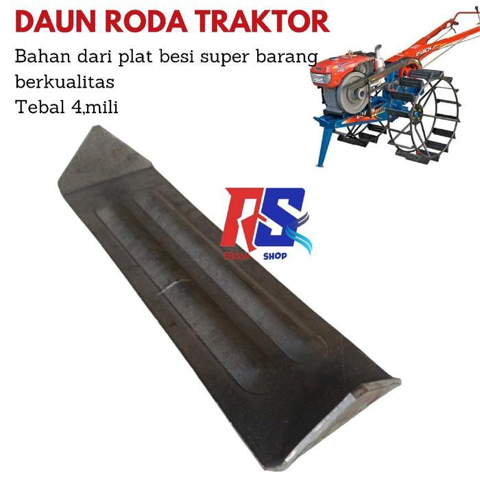 Krepyak Daun Roda Besi Traktor Quick 1000 - Plat Daun Roda Traktor 27Cmx8Cm