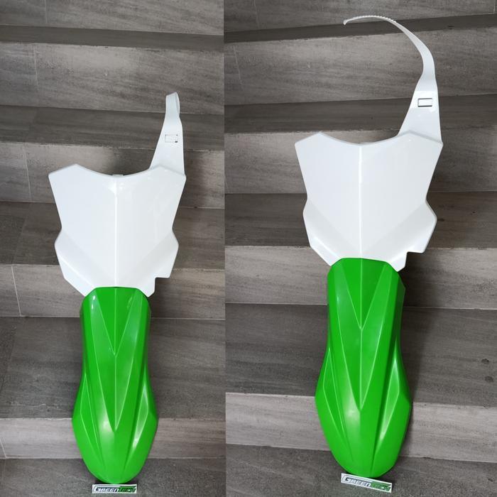 Spakbor Depan & Papan Nomor Original Kawasaki Kx250 2017 Ke Atas