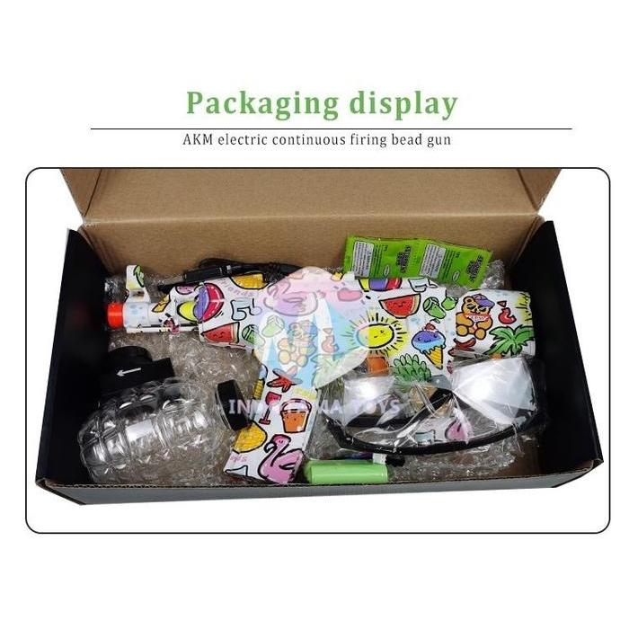 Laristop- Mainan Anak-Anak Electric Water Gel Blaster Gun Olahraga Aman