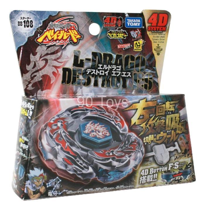 BEYBLADE L DRAGO DESTROY TAKARA TOMY MID KODE 1001