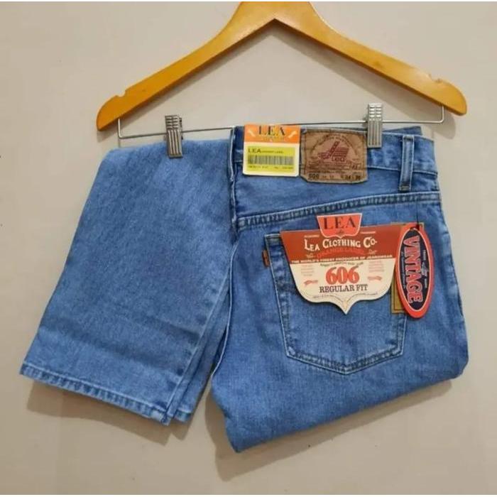 awvn- Celana Jeans Standar Reguler Pria Tidak Melar