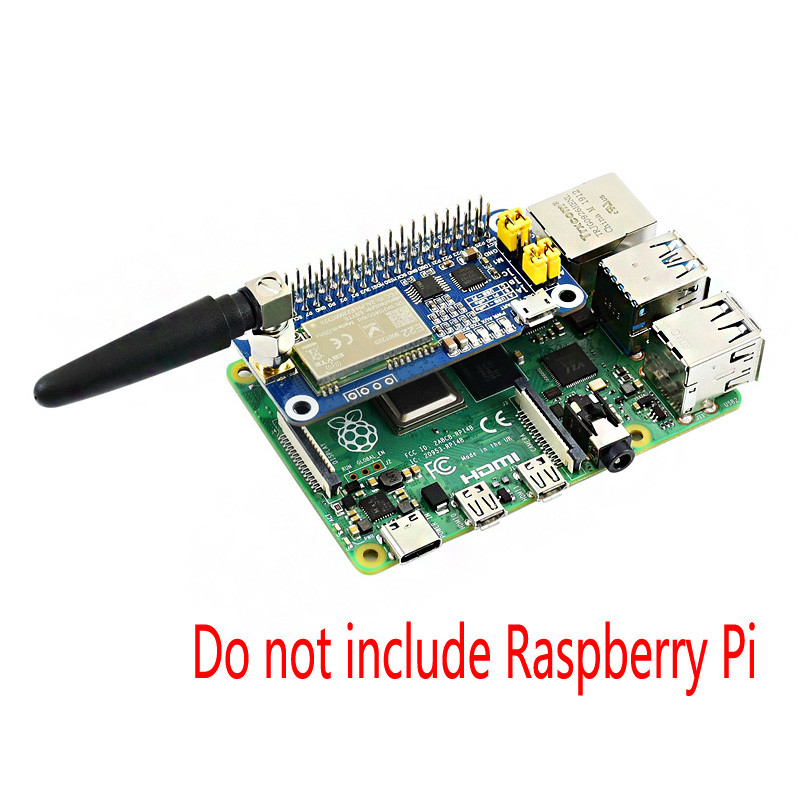 RASPBERRY PI SX1262 LORA HAT, 868/915MHZ FREQUENCY BAND