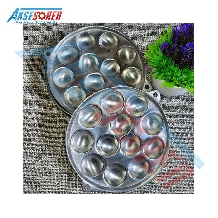 mp3n- Cetakan Telur Puyuh [12 Lubang] / Wajan Takoyaki / Penggorengan Telor