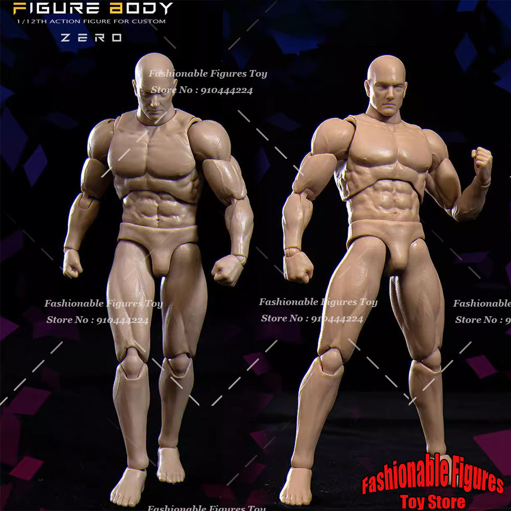 Vtoys Bms 1/12 Men Soldier Zero Super Flexible Muscle Joint Body 6Inch Body Dolls Painting Practice