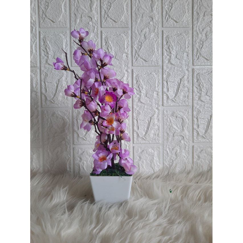 Bunga Sakura + POT Artifisial