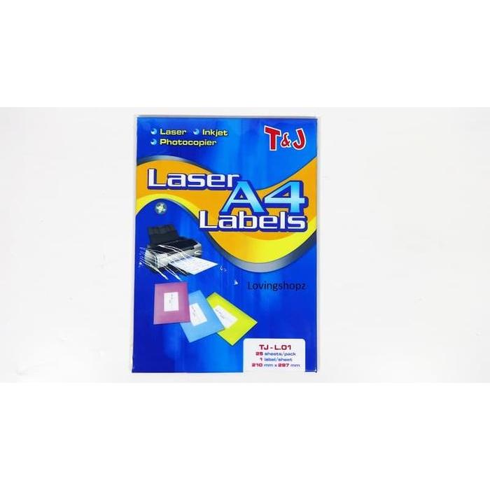 Label Tom Dan Jerry A4 , Label T & J Ukuran A4 Gratisongkir