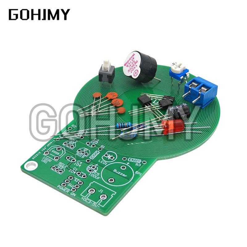 DIY Kit Metal Detector Kit Electronic Kit DC 3V-5V 60mm Non-contact Sensor Board Module DIY Electron