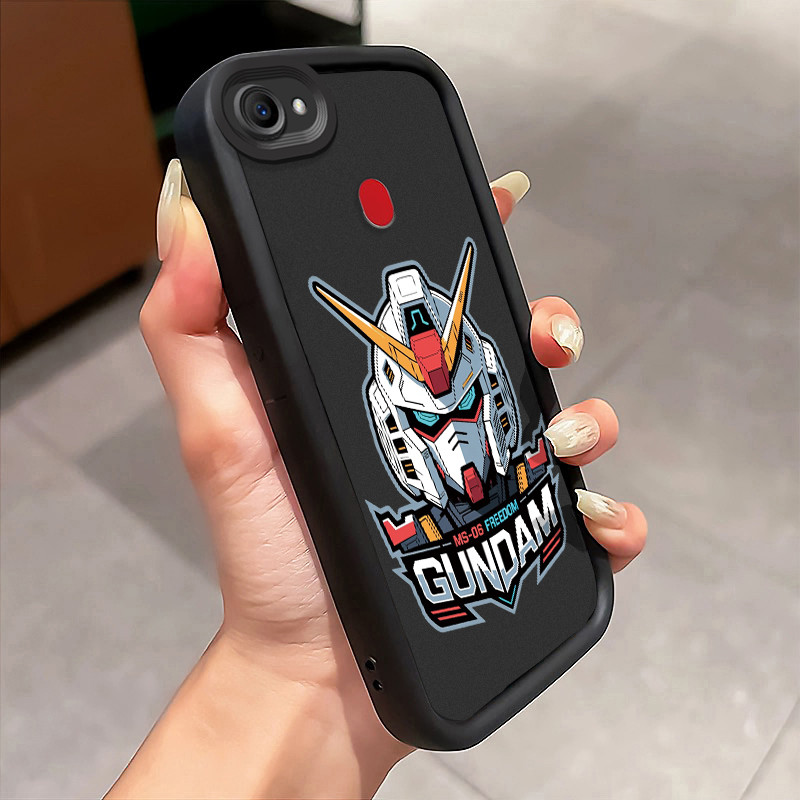 Casing Hp Untuk OPPO F5 F7 F5 Youth Case Robot Mecha Kartun Softcase Fall Prevention Kesing lunak Ce