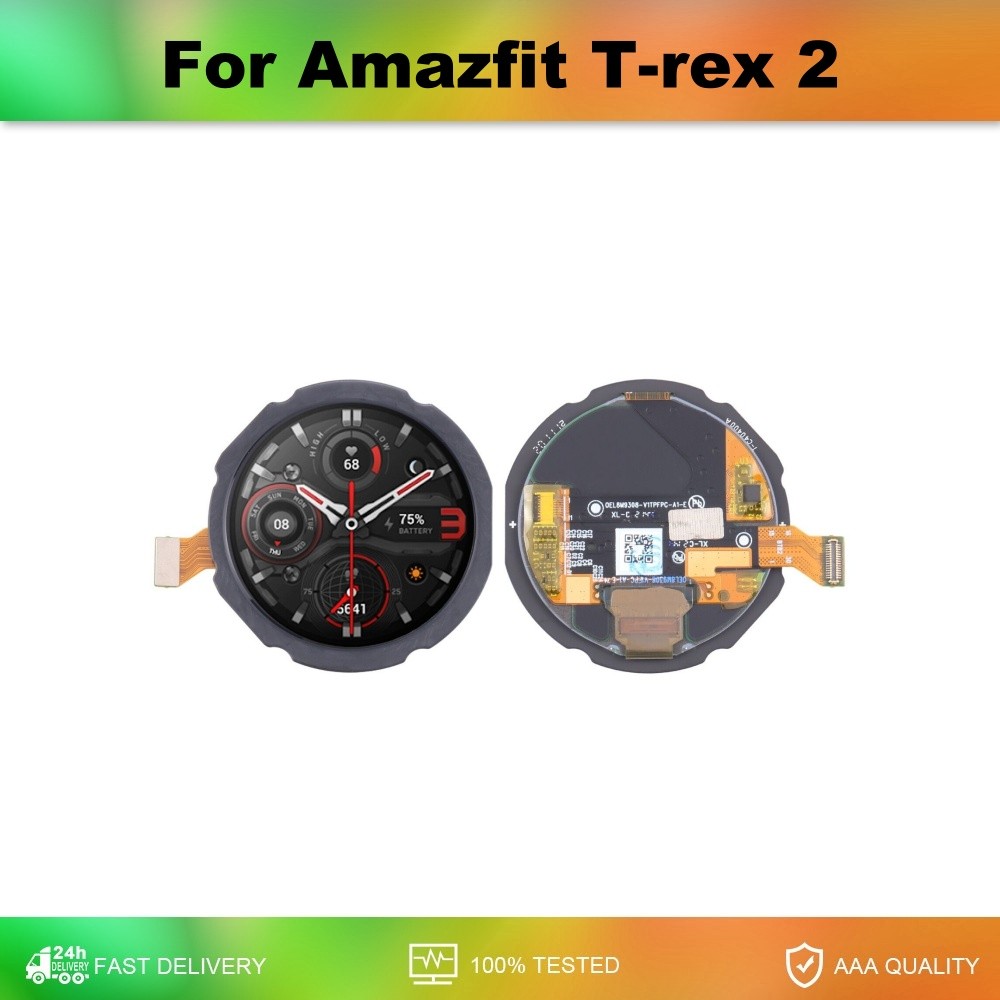 Original Amoled For Amazfit T-Rex 2 T Rex 2 A2169 A2170 Lcd Display Touch Screen Digitizer For Huami