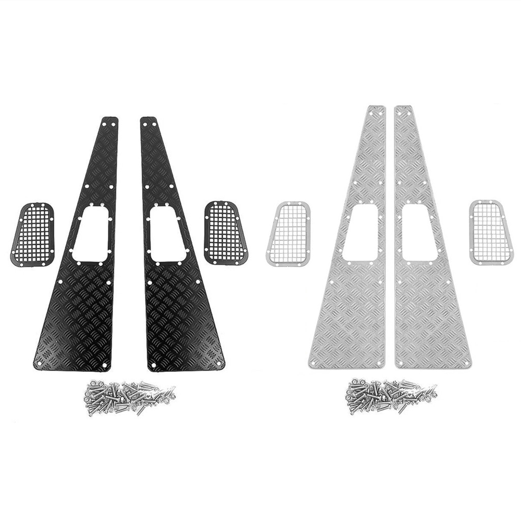 Metal Trx4 Anti-Skid Plate Intake Grille For Traxxas Trx-4 Trx4 Defender 1/10 Rc Crawler Upgrade