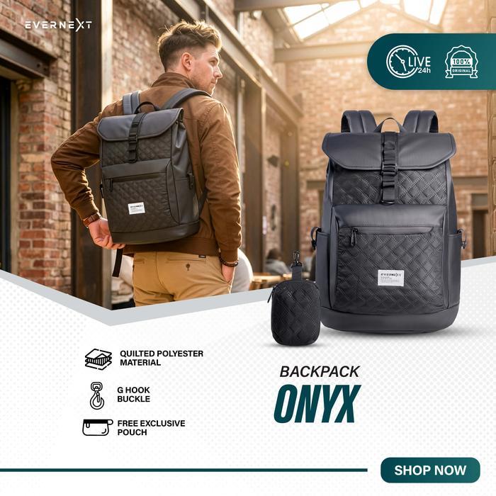 Eiger T- Tas Ransel Sekolah Pria Backpack Outdoor Onyx Pria Tas Punggung Pria Tas Ransel Laptop