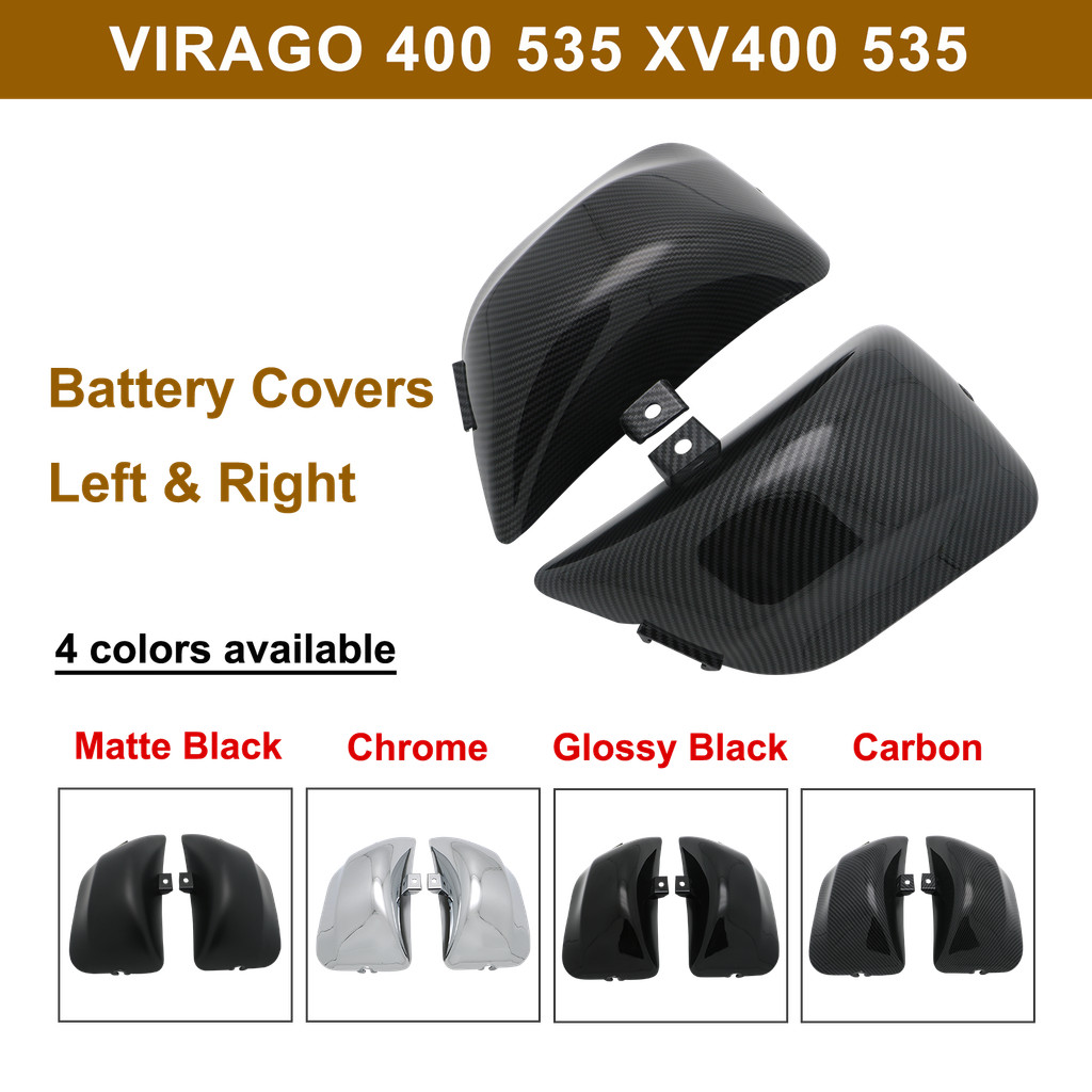 Motorcycle Accessories Fairing Battery Side Covers For Yamaha Virago XV400 XV535 XV 400 535