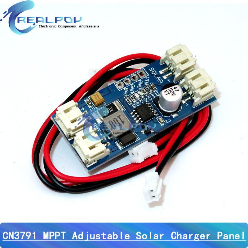 CN3791 MPPT Adjustable Solar Charger Panel 3.7V 18650 Lithium Battery Charger Board 6V/9V/12V PMW