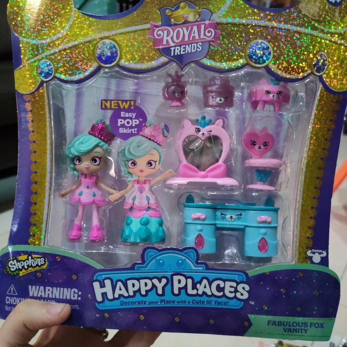 Shopkins Happy Places Royal Trends Fabulous fo vanity playset