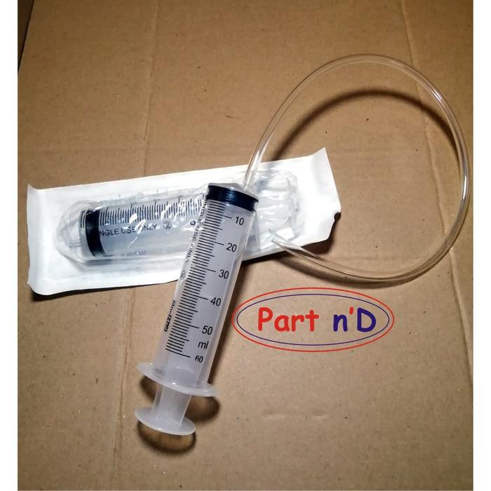 Suntikan 50ml / Spuit 50cc + Selang PU