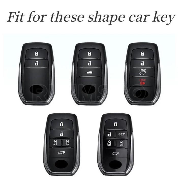 Sarung Kunci Mobil Keyless Remote Smart Key Alphard Vellfire