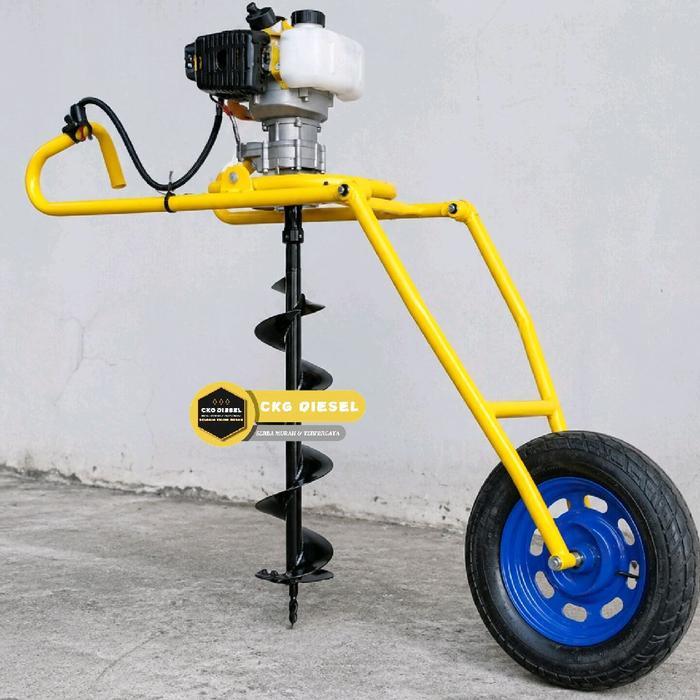Mesin Bor Tanah Firman Eart Auger + Mata Bor Tanah 12 Inch FPD 52 SP