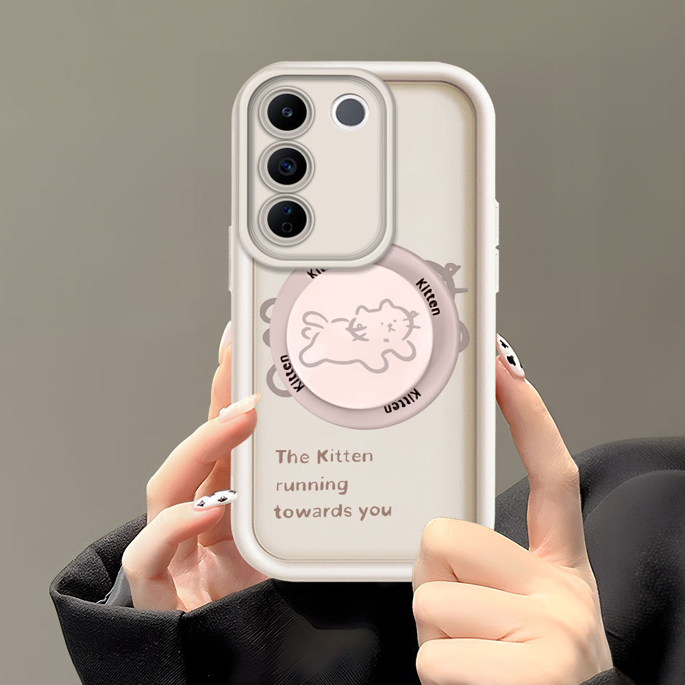Silikon Casing Hp For VIVO V27E Untuk Phone Case Softcase Kesing Soft Cover Fancy Fashion Pola Lembu