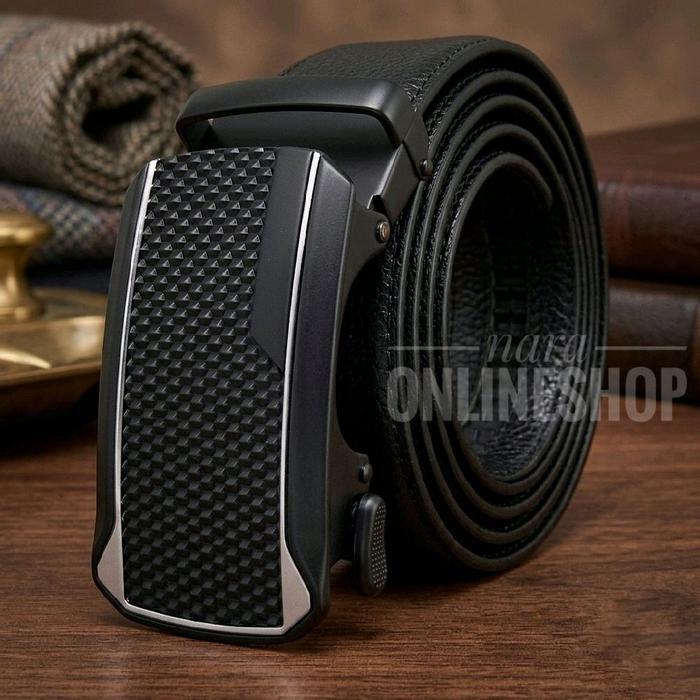 Promo Gesper Sabuk Ikat Pinggang Pria Tumi 04 Black Original