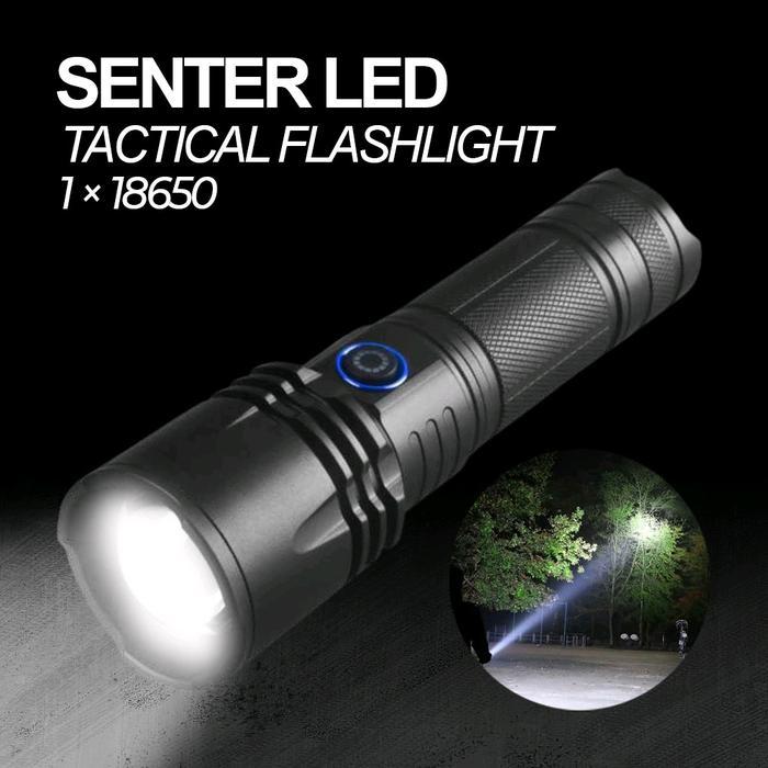 BESTSUN Senter LED Tactical Flashlight XHP50 1500 Lumens - P50