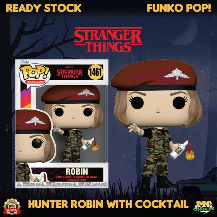 FUNKO POP STRANGER THINGS 4 - HUNTER ROBIN WITH COCKTAIL #1461