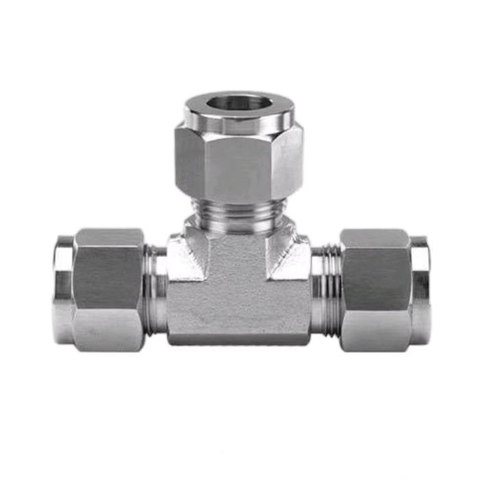 Tee Union Od Ss316 8Mm Od/ Union Tee Double Ferule 8Mm Od