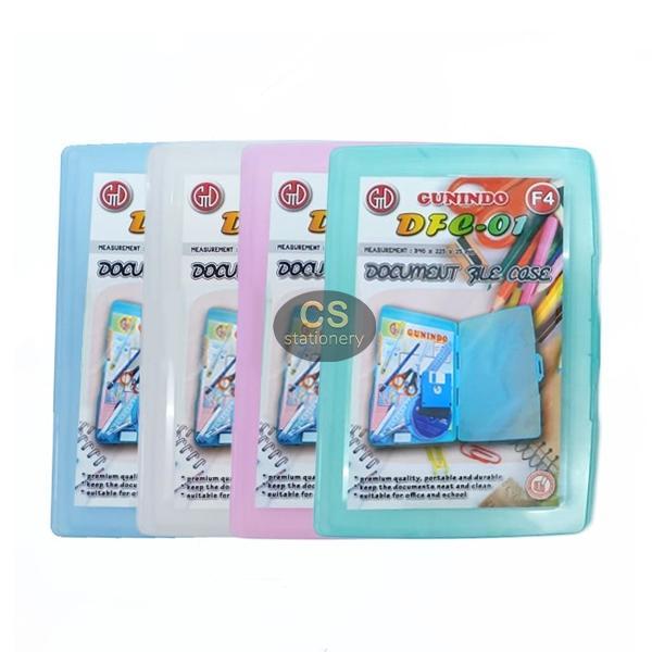 File Case Dokumen Gunindo / Box File F4 Plastik