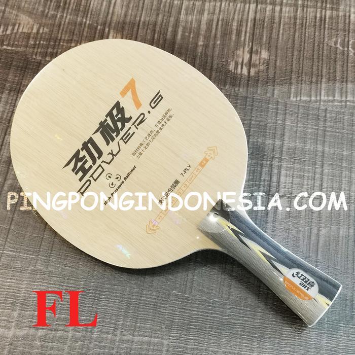 DHS PG7 - Blade Kayu Pingpong Tenis Meja Bat Bet PG 7 Dhs7 FL ST Kayu Tenismeja Kayu DHS