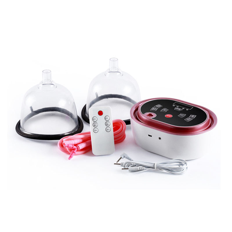 Breast Enlargement Device Vacuum Suction Pump Micro Current Massager Big Breast Lifting Cupping