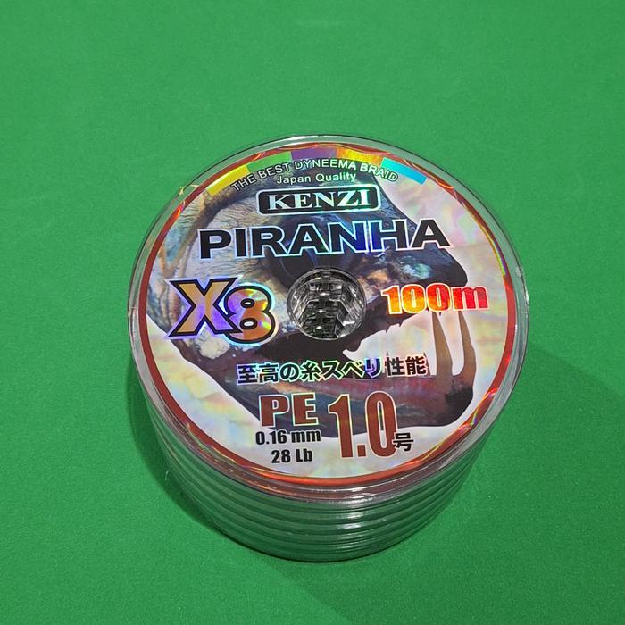 Senar Pancing PE PIRANHA X8 100M Termurah