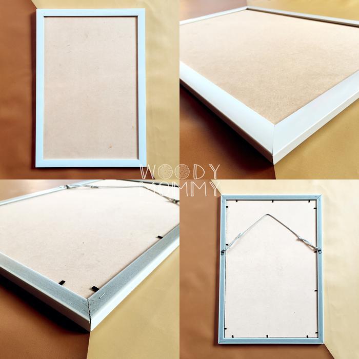 Frame Poster A3+ 32x48 cm A3 plus - Bingkai Kayu Pinus Natural - Pigura Figura Minimalis