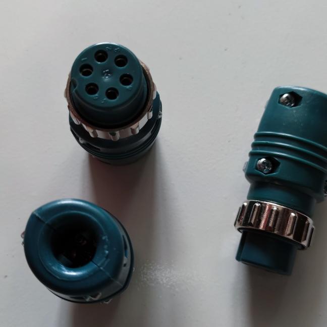 Plug cable welding Female 6 Pin